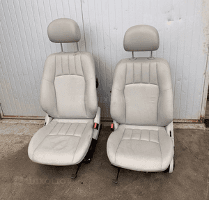 MERCEDES C 203 fotel PRAWY szara skóra idealne jak nowy 1