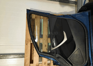Drzwi przód przednie prawe opel astra j iv 4 Z22A niebieskie 7