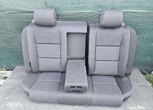 Fotele Fotel Kanapa Skladana Welur Czarny Soul Podlokietnik Audi A4 B6 Sedan Kombi Komplet 24