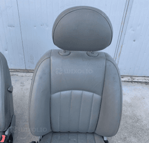 MERCEDES CLS 219 fotel fotele przod SZARA skóra  grzane 11