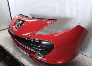 Zderzak przód przedni do peugeot 207 kkn czerwony halogeny 5