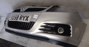 Zderzak przód przedni opel vectra c lift fl Z157 srebrny  halogeny !!! 3