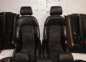Fotele skóra alcantara el grzane audi A8 D3 2
