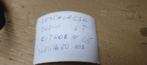 Wiązka instalacja drzwi lewy tył tylna lewa Citroen C5 III 9684768080 7