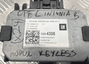 OPEL INSIGNIA B STEROWNIK MODUŁ SENSOR KEYLESS 13514308 4