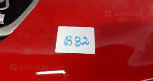 Zderzak przód przedni do peugeot 207 lift fl kkn czerwony 2