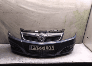 Zderzak przód przedni opel vectra c lift fl Z168 szary grafitowy 2