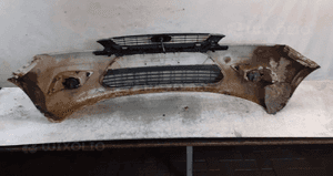Zderzak przód przedni do ford focus MK2 ii lift fl halogeny 03 srebrny 5
