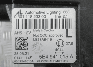 Lampa przednia przód prawa lewa skoda octavia 4 iv full led 5E4 5E4941016A 5E4941015A 2019- 39