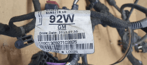 Wiązka instalacja komory silnika Opel Zafira C 2.0 CDTI 15