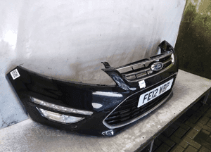 Zderzak przód halogeny led ford mondeo MK4 fl lift G6 czarny 2