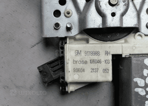 Podnośnik mechanizm szyby prawy przód Opel Vectra C 9178988 3