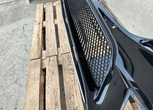 Zderzak przód przedni mercedes c W205 lift fl  kratka spoiler ślizgi cały 5