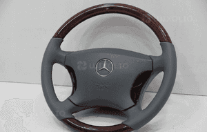 Kierownica skora airbag drewno mercedes cl W215 5