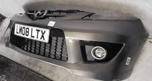 Zderzak przód przedni do mazda 5 v lift sport halogeny grill szary 2