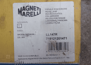 Skoda octavia i lampa tylna prawa nowa magnetti marelli 3