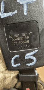 Zapinka pasa tył tylna Citroen C5 III 96561757XT 6