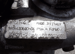 Citroen peugeot 1.6 ehdi turbosprężarka 9686120680 3