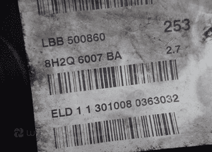 Silnik 8H2Q 6007 ba land rover 2.7 td kompl 82 tys 7