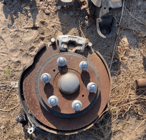 MITSUBISHI PAJERO v90  MOST DYFER sanki ława wahacz  Piasta zacisk 2010r 3