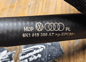Przewody 8K1819350AT Weze Rurki Nagrzewnicy Plynu Wody 1.8 2.0 TFSI EUROPA Audi A4 B8 A5 8T 5