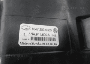 Halogen przeciwmgielny lewy vw tiguan ii 2 5NA 2016-2020 10