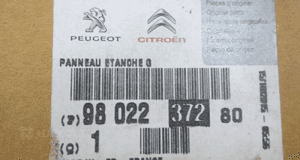 Peugeot 208 2008 wygłuszenie drzwi lewy przód 9802237280 5
