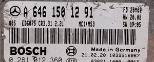 Mercedes-Benz VITO 2.2CDi Sterownik silnika ECU 0281012360 A6461501291 Nowy 5