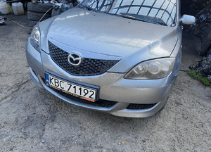 Mazda 3 03-09 BK HB Maska zderzak pas atrapa w kolor 29Y 3