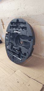 Wkład bagażnika styropian oryginał klucz klin Mercedes GL X166 W166 A1668900007 3