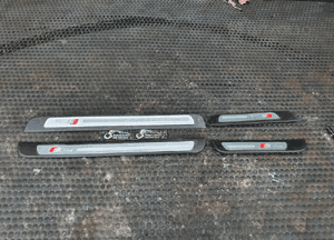 Listwa Listwy Progowe Ozdobne Drzwi S-Line Nakładki Komplet Przód Tyl AUDI A4 B8 Sedan Kombi 2