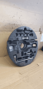 Wkład bagażnika styropian oryginał klucz klin Mercedes GL X166 W166 A1668900007 4