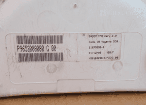 Zestaw komputer sterownik bsi licznik kluczyk citroen peugeot 9651556680 oryginał wysyłka! 5