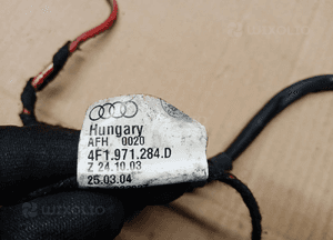 Wiązka instalacja wentylatorów Audi A6 C6 4F1971284D 5