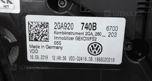 VW T-ROC 2017- ZEGARY LICZNIK 25376KM 2GA920740B 5