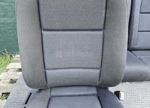 Fotele Fotel Kanapa Skladana Welur Czarny Soul Podlokietnik Audi A4 B6 Sedan Kombi Komplet 15