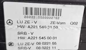 Mercedes-Benz W221 W216 Skrzynka / Moduł BEZPIECZNIKÓW SAM A2215403150 4