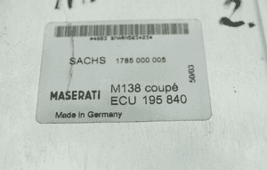 Sterownik zawieszenia ecu maserati 4200GT 4200 gt 2