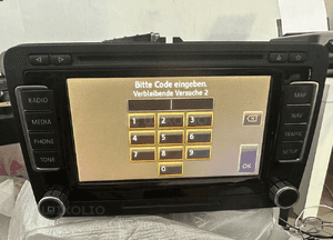 VW VOLKSWAGEN RNS 510 Radio Nawigacja Multimedia 7F0035680 Ekran nie działa 2