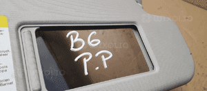 Osłona przeciwsłoneczna prawa pasażera VW Passat B6 3C0857552AB 5