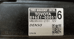 TOYOTA YARIS III komputer sterownik komfortu 2011-2019 89681-0D051 4