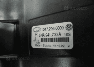 Vw tiguan ii jasny 5NA halogen prawy 4
