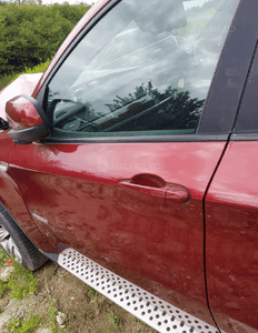 Drzwi lewy przód kompletne bez malowania w kolor vermilionrot bmw X6 4