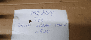 Sprężyny zawieszenia tył tylne Dacia Logan 7
