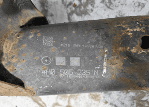 WÓZEK BELKA PIASTA tył Audi A8 D4 4,2TDI Quattro 4