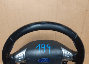 Kierownica ford mondeo MK.4 iv s-max smax multi multifunkcja chrom skóra skórzana   (lok. 194) 4