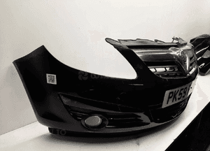 Zderzak przód przedni opel corsa d Z20R czarny halogeny 5