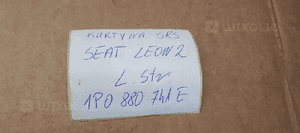 Kurtyna airbag boczna lewa Seat Leon II 1P0880741E 8