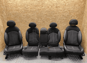 MINI R60 COUNTRYMAN FOTELE GRZANE PÓŁ SKÓRA KANAPY UK WERSJA 5 OSOBOWA 1