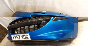 ) ZDERZAK PRZÓD PRZEDNI DO PEUGEOT 207 KMF NIEBIESKI 4